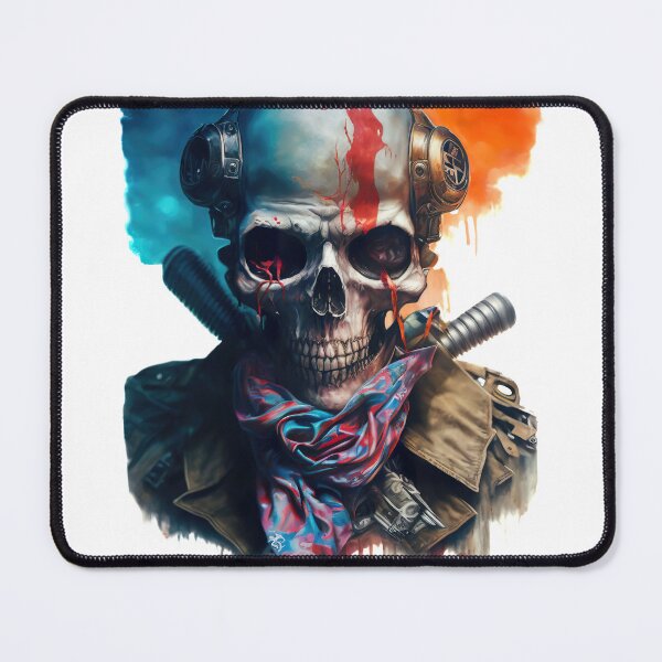 Item preview, post apocalyptic rebel skull designed and sold by Jenslemmens.