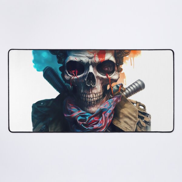 Item preview, post apocalyptic rebel skull designed and sold by Jenslemmens.
