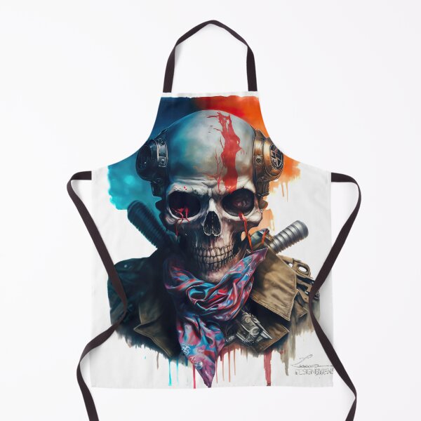 Item preview, post apocalyptic rebel skull designed and sold by Jenslemmens.