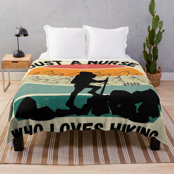 Item preview, Just A Nurse Who Loves Hiking | Nurse Quotes designed and sold by Denefie.