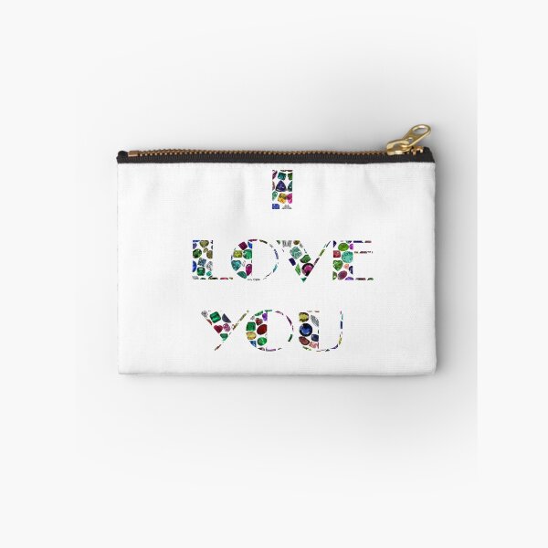 Item preview, I Love You made with Gemstones designed and sold by DigitalGemArt.