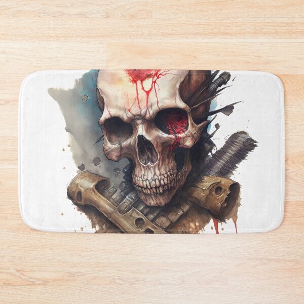 Item preview, post apocalyptic rebel skull designed and sold by Jenslemmens.