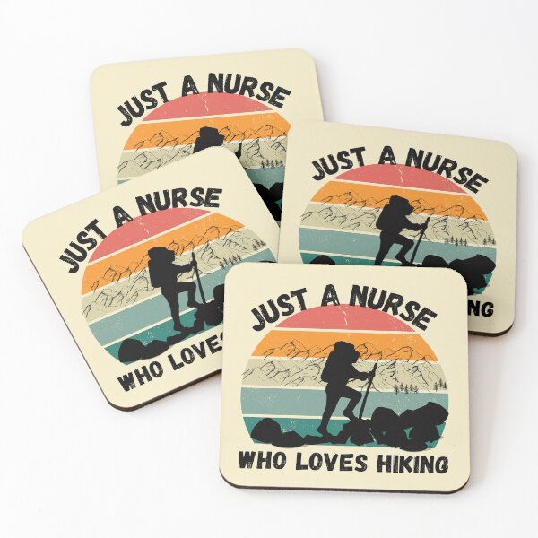 Item preview, Just A Nurse Who Loves Hiking | Nurse Quotes  designed and sold by Denefie.