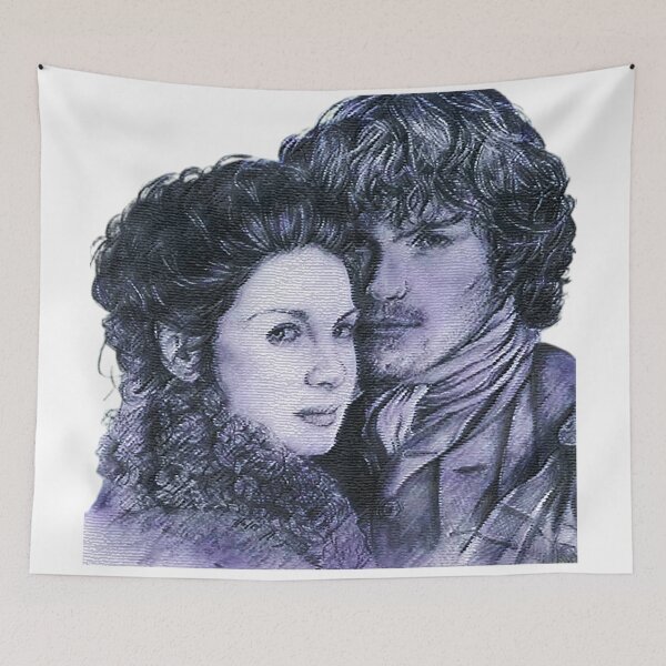 Item preview, Static Outlander Fan Portrait designed and sold by MsGrotesque.