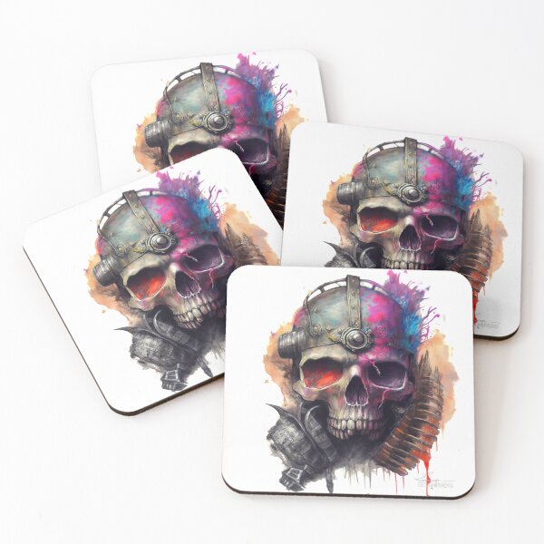 Item preview, post apocalyptic rebel skull designed and sold by Jenslemmens.