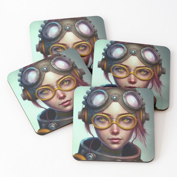 Item preview, Atompunk Girl #2 designed and sold by Unicorn Trainwreck.