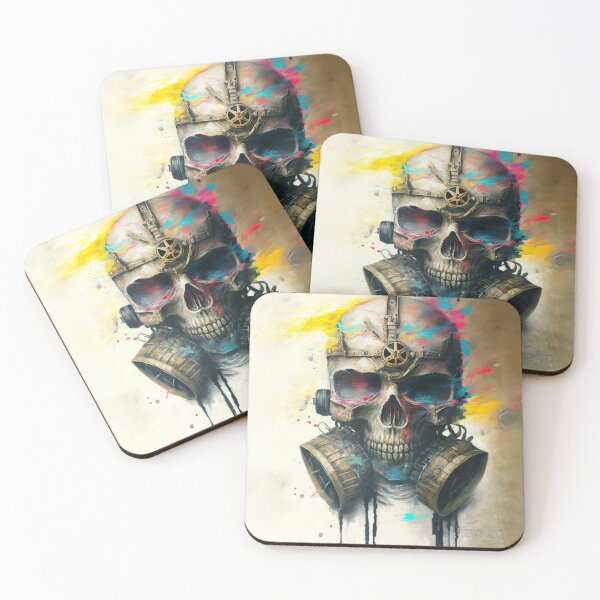 Item preview, post apocalyptic rebel skull designed and sold by Jenslemmens.