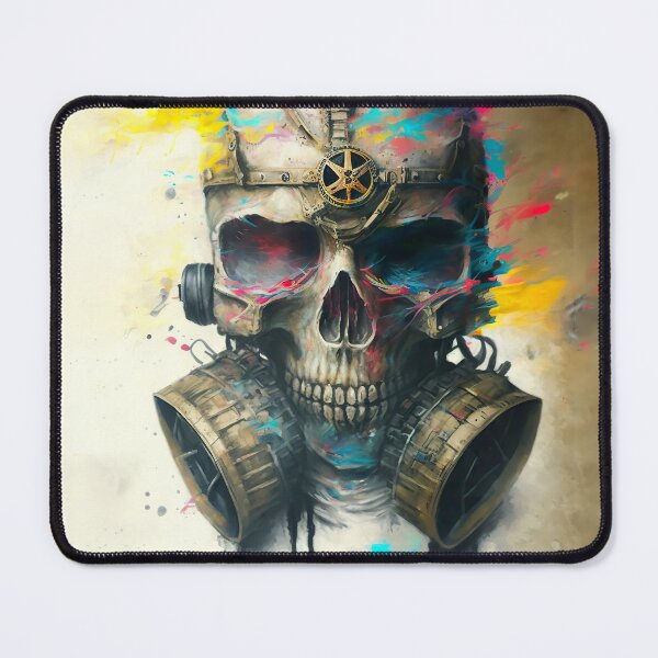 Item preview, post apocalyptic rebel skull designed and sold by Jenslemmens.