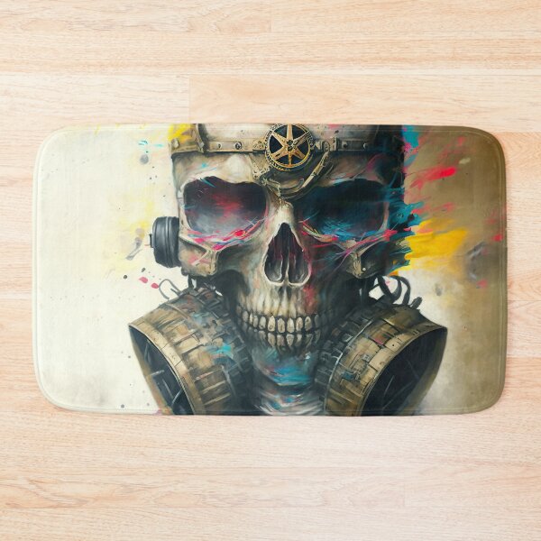 Item preview, post apocalyptic rebel skull designed and sold by Jenslemmens.
