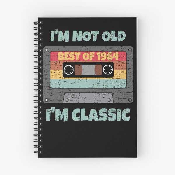 Item preview, I'M NOT OLD I'M CLASSIC BEST OF 1964 RETRO VINTAGE FUNNY DISTRESSED CASSETTE BIRTHDAY GIFT designed and sold by Kipcio.