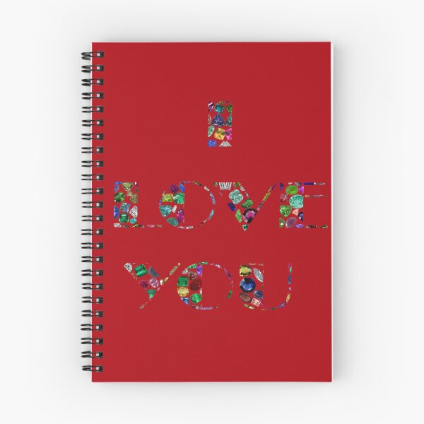 Item preview, I Love You made with Gemstones designed and sold by DigitalGemArt.