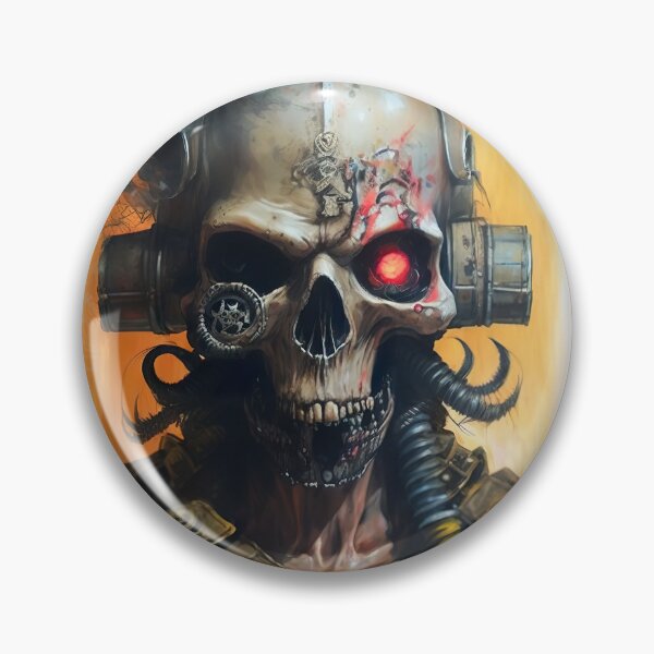 Item preview, post apocalyptic rebel skull designed and sold by Jenslemmens.