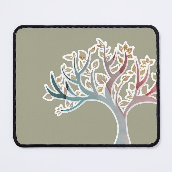 Item preview, Elegant pastel tree art for nature lovers and tree huggers  Caroline Laursen original designed and sold by Caroline Laursen.