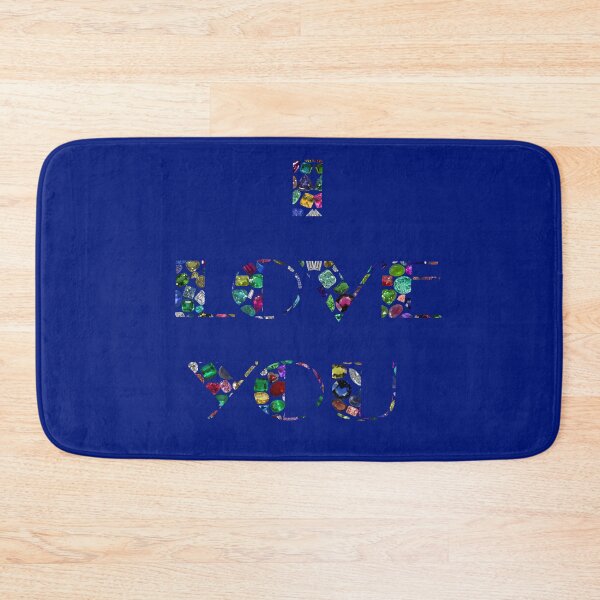 Item preview, I Love You made with Gemstones designed and sold by DigitalGemArt.