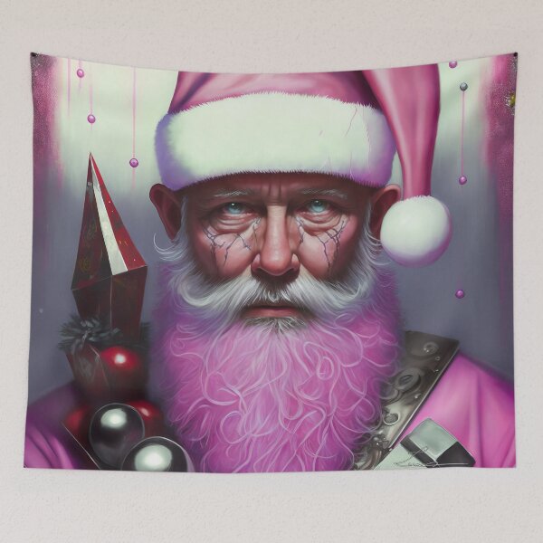Item preview, pink santa designed and sold by Jenslemmens.