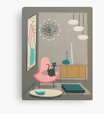 cat in room Canvas Print