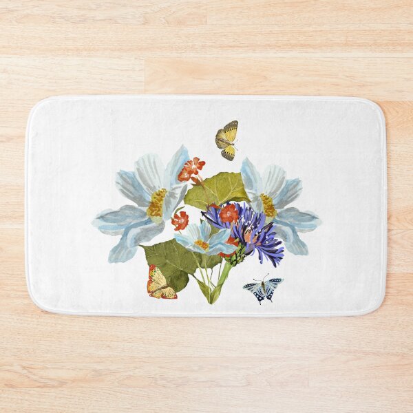 Aperçu de l'œuvre Bouquet daisy flower butterfly a watercolor sketch créée et vendue par Yana Mustafina | Boho Soulful Designs.