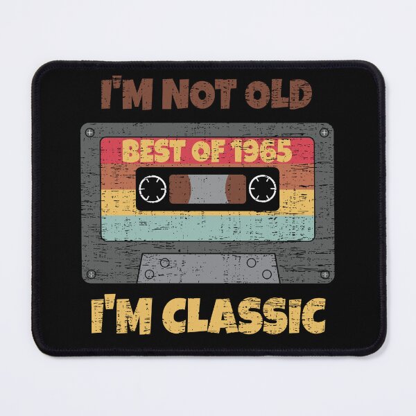 Item preview, I'M NOT OLD I'M CLASSIC BEST OF 1965 RETRO VINTAGE FUNNY DISTRESSED CASSETTE BIRTHDAY GIFT designed and sold by Kipcio.