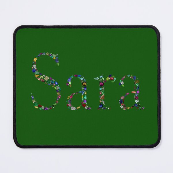 Item preview, The name SARA made with Gemstones designed and sold by DigitalGemArt.