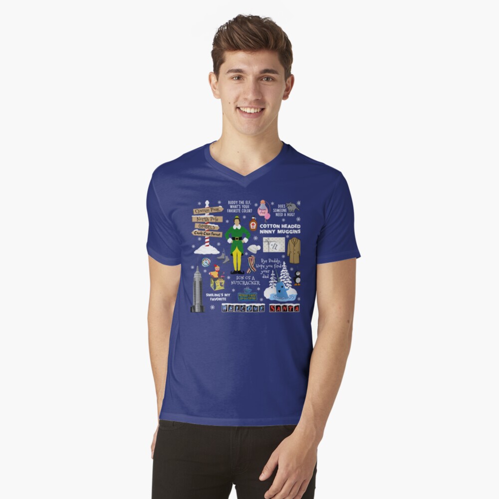Item preview, V-Neck T-Shirt designed and sold by birchandbark.