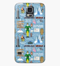 Buddy the Elf collage, Blue background Case/Skin for Samsung Galaxy