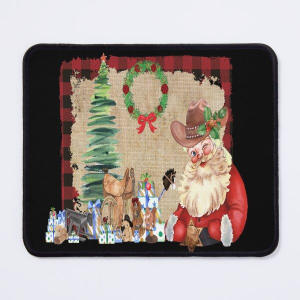 Item preview, Cute Cowboy Christmas Where Is My Pony? - Cute Cowboy Santa - Unique designed and sold by handsoftime2020.