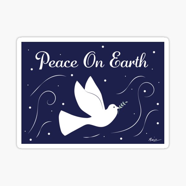 Peace on Earth Sticker