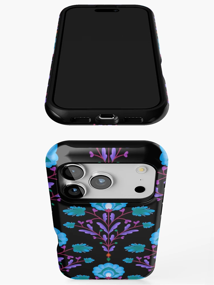 Thumbnail 3 of 4, iPhone Case, Flower Pattern designed and sold by RathiDesigns.