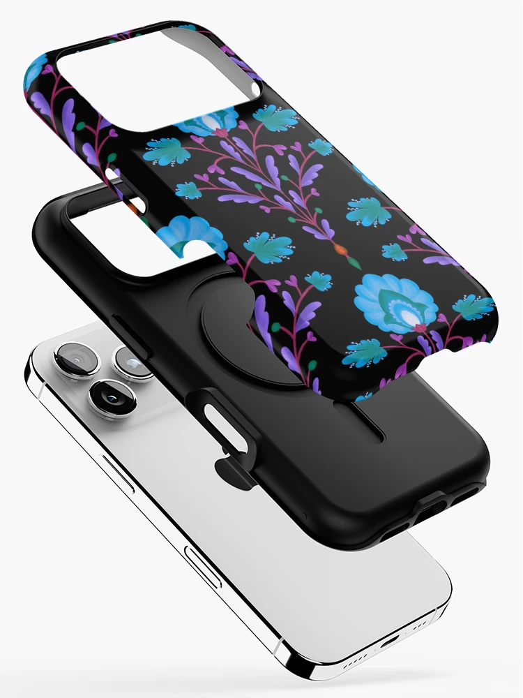 Thumbnail 2 of 4, iPhone Case, Flower Pattern designed and sold by RathiDesigns.