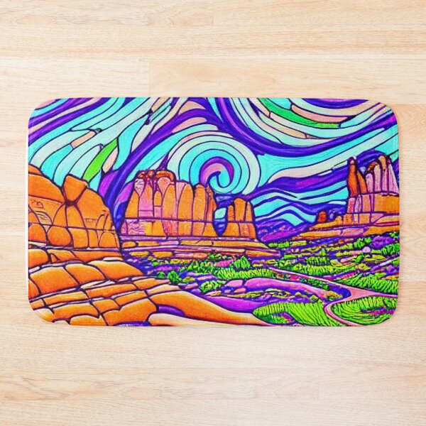 Item preview, Arches National Park Detailed Etching Styled Digital Illustration 1 designed and sold by DiatomDesigns.