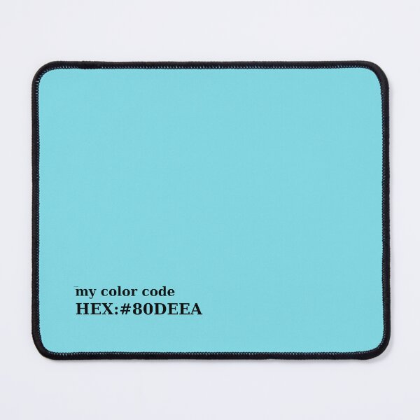 Item preview, my color code HEX:#80DEEA designed and sold by aiartoday.