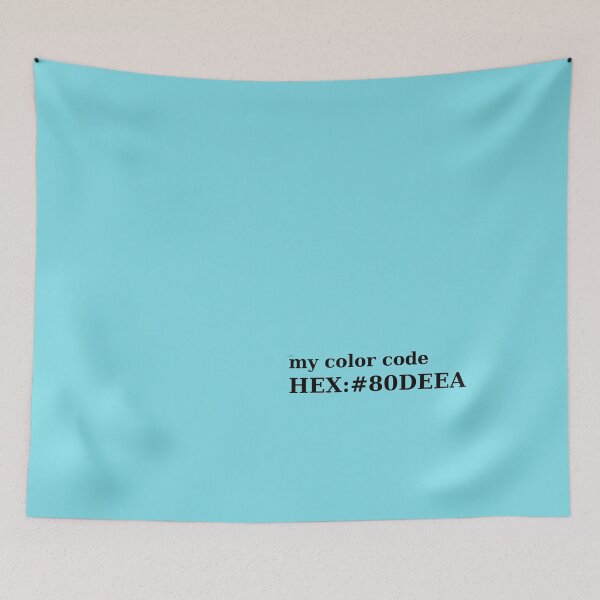 Item preview, my color code HEX:#80DEEA designed and sold by aiartoday.