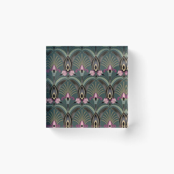 Item preview, Art Deco Floral Print designed and sold by FionaStokes.