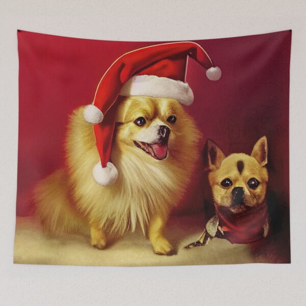 Item preview, CHRISTMAS DOGS: pomeranian special christmas edition designed and sold by Arthoughts.