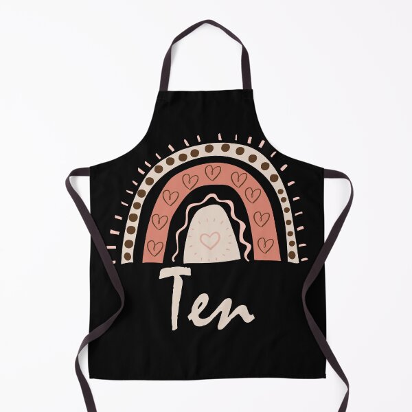 Item preview, Ten Year Old Tenth Birthday Cute Fun Doodle Boho Rainbow designed and sold by LadySaltwater.