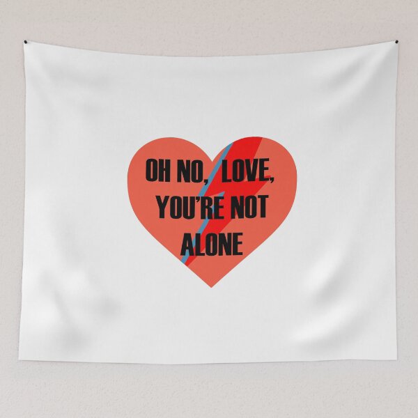 Item preview, You're not alone, Rock 'n' roll suicide designed and sold by Natalie Jane.