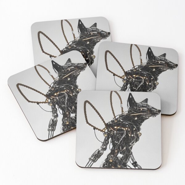 Item preview, Cyborg fox designed and sold by mooreel.