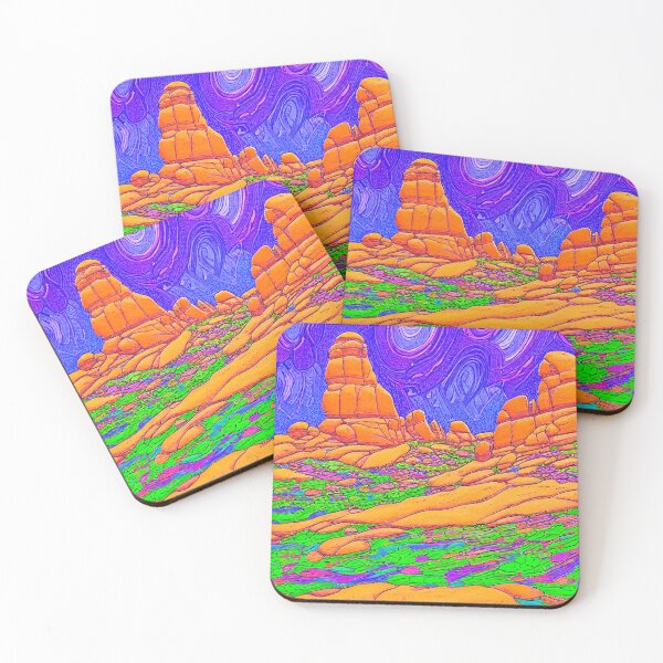 Item preview, Arches National Park Detailed Etching Styled Digital Illustration 2 designed and sold by DiatomDesigns.