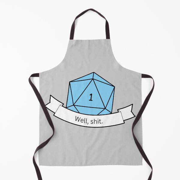 Item preview, Dungeons and Dragons Critical Fail D20 Minimal Blue designed and sold by curseten.