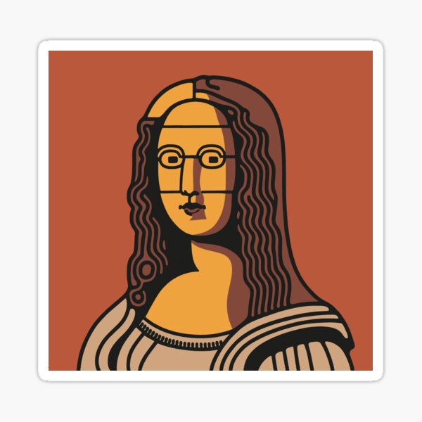 Mona-3PO Sticker