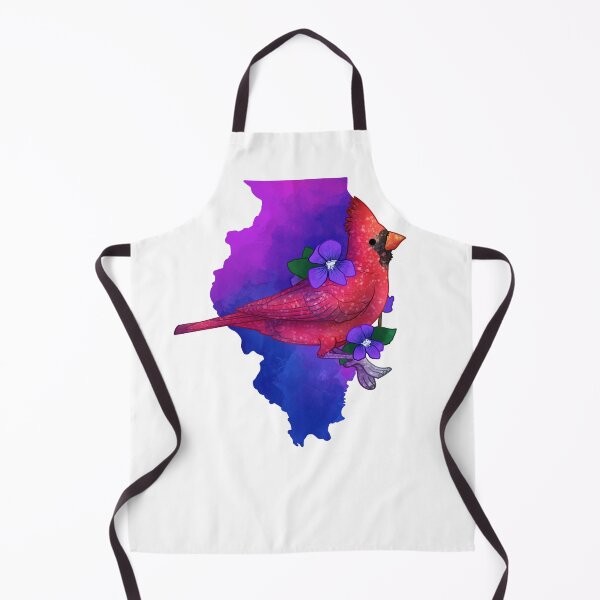 Item preview, Illinois Cardinal and Violets designed and sold by Phoenix of Starlight.