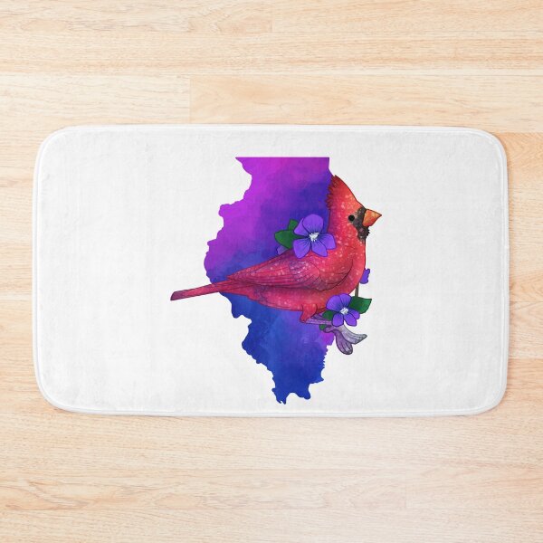 Item preview, Illinois Cardinal and Violets designed and sold by Phoenix of Starlight.