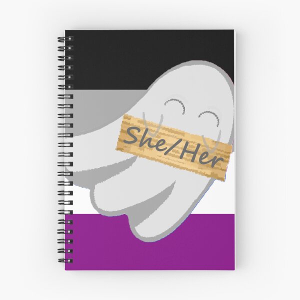 Item preview, She/Her AcePronoun Ghost designed and sold by Forest-Bird.