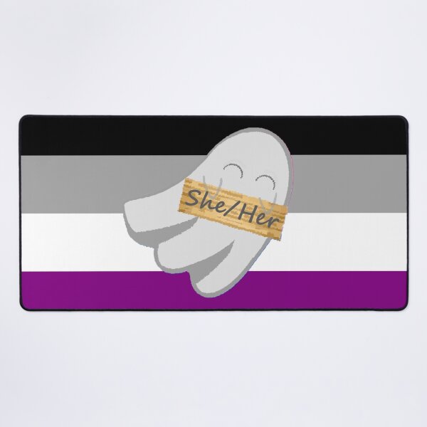 Item preview, She/Her AcePronoun Ghost designed and sold by Forest-Bird.