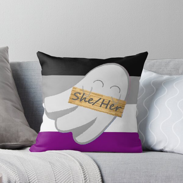 Item preview, She/Her AcePronoun Ghost designed and sold by Forest-Bird.