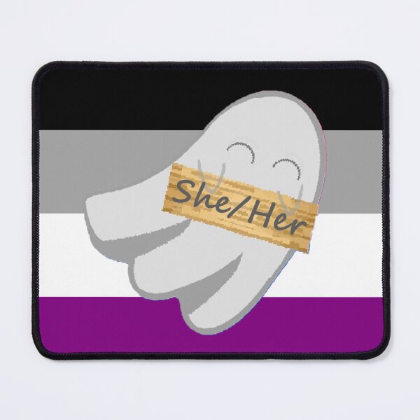 Item preview, She/Her AcePronoun Ghost designed and sold by Forest-Bird.