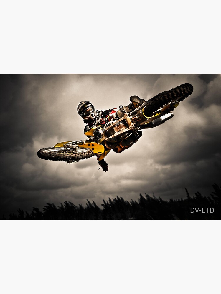 Thumbnail 3 of 3, Sticker, Dirt Biker Motorbike Motocross Off Road  designed and sold by DV-LTD.