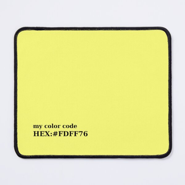 Item preview, my color code HEX:#FDFF76 designed and sold by aiartoday.