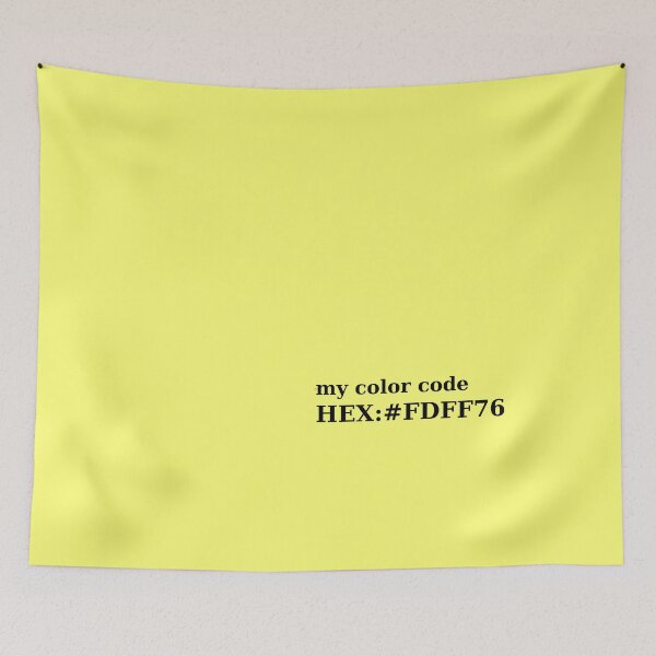 Item preview, my color code HEX:#FDFF76 designed and sold by aiartoday.