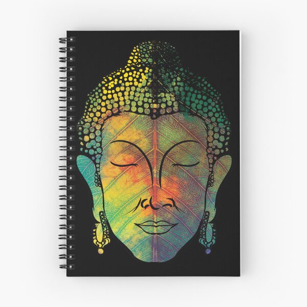 Item preview, Buddha on pipal leaf designed and sold by ramanandr.
